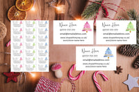 #1048 - Details labels x 21 Christmas