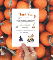 #1132 - Halloween Thank You Card - A6