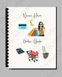 #1319- Customer Order Book Design 2 - A4