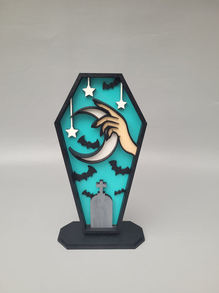 #5037 - Moon Graveyard Display - Teal