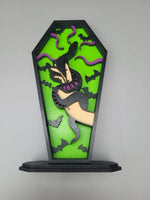 #5039 - Snake Coffin Display - Green