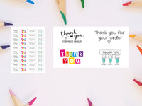 #593 - Mixed Thank You Labels