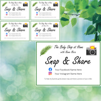 #672 - The Body Shop at Home - Snap & Share x 4 Uncut