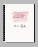 #893 -  - 50 page customer order book